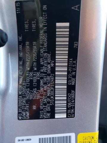 Photo 13 VIN: 5TDJK3DC3FS124872 - TOYOTA SIENNA 