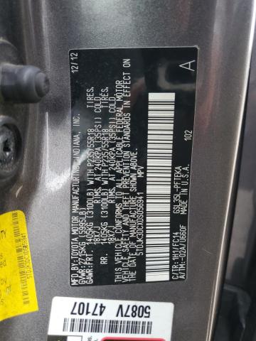 Photo 12 VIN: 5TDJK3DCXDS056941 - TOYOTA SIENNA LE 