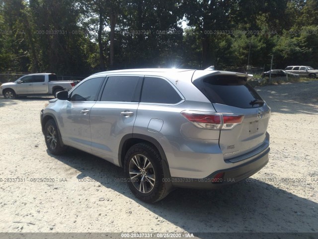 Photo 2 VIN: 5TDJKRFH0GS248059 - TOYOTA HIGHLANDER 