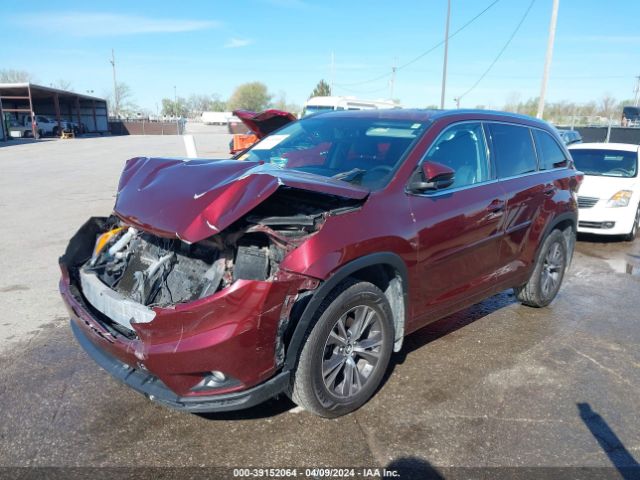 Photo 1 VIN: 5TDJKRFH0GS277061 - TOYOTA HIGHLANDER 