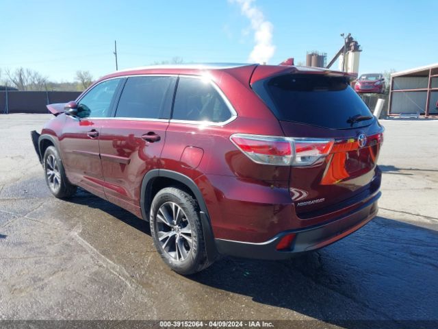 Photo 2 VIN: 5TDJKRFH0GS277061 - TOYOTA HIGHLANDER 