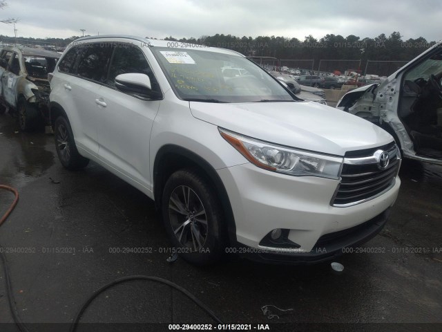 Photo 0 VIN: 5TDJKRFH0GS281255 - TOYOTA HIGHLANDER 