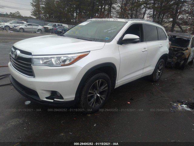 Photo 1 VIN: 5TDJKRFH0GS281255 - TOYOTA HIGHLANDER 