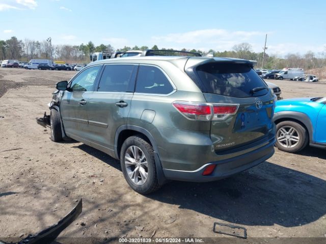 Photo 2 VIN: 5TDJKRFH1FS168770 - TOYOTA HIGHLANDER 