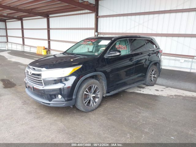 Photo 1 VIN: 5TDJKRFH1GS268482 - TOYOTA HIGHLANDER 