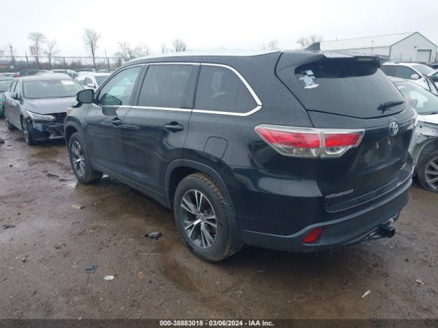 Photo 2 VIN: 5TDJKRFH1GS280759 - TOYOTA HIGHLANDER 