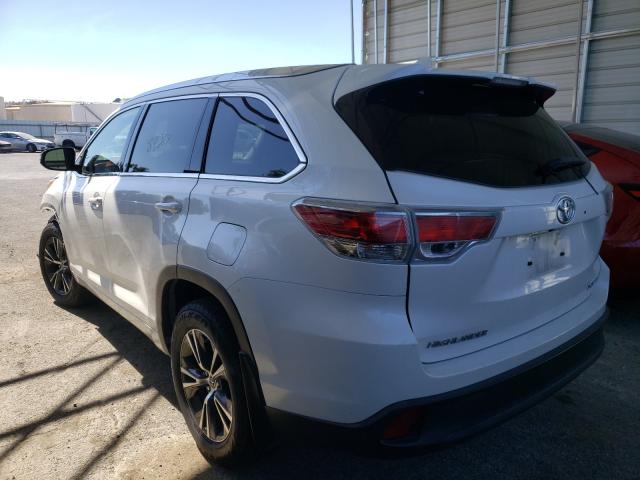 Photo 2 VIN: 5TDJKRFH1GS298310 - TOYOTA HIGHLANDER 