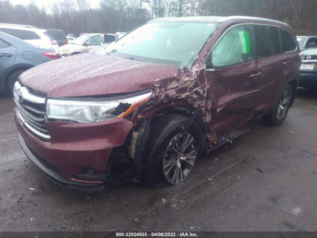 Photo 1 VIN: 5TDJKRFH1GS313775 - TOYOTA HIGHLANDER 