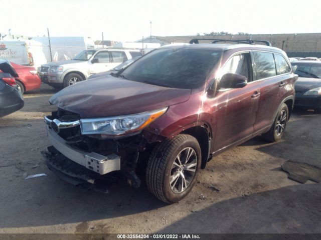 Photo 1 VIN: 5TDJKRFH1GS350194 - TOYOTA HIGHLANDER 