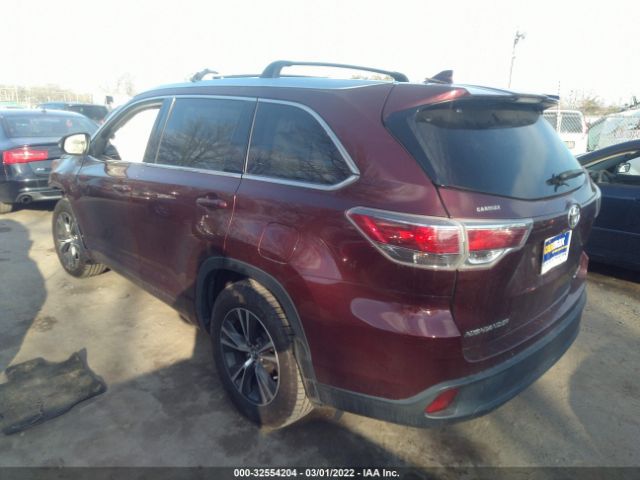 Photo 2 VIN: 5TDJKRFH1GS350194 - TOYOTA HIGHLANDER 