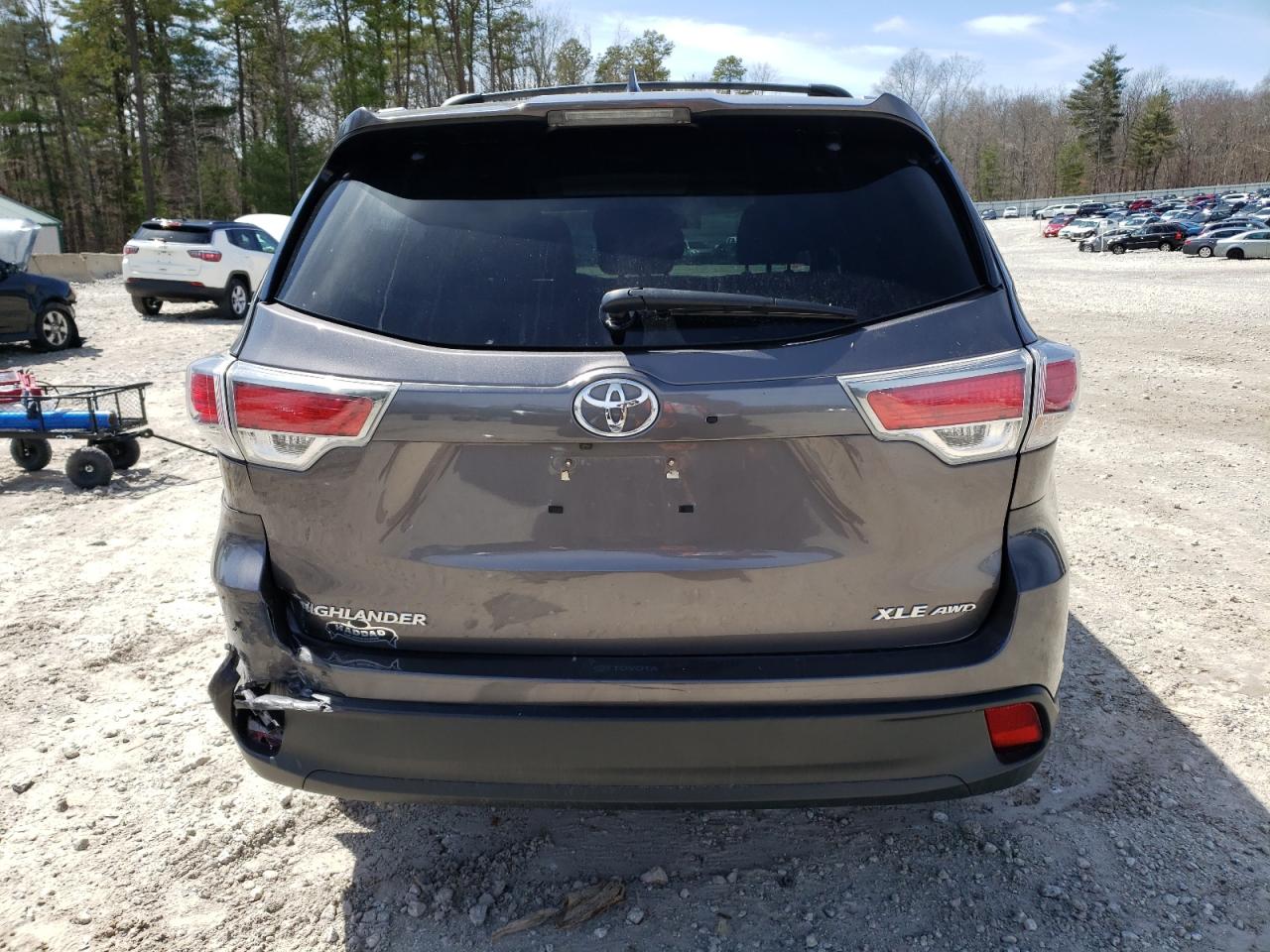 Photo 5 VIN: 5TDJKRFH1GS356092 - TOYOTA HIGHLANDER 