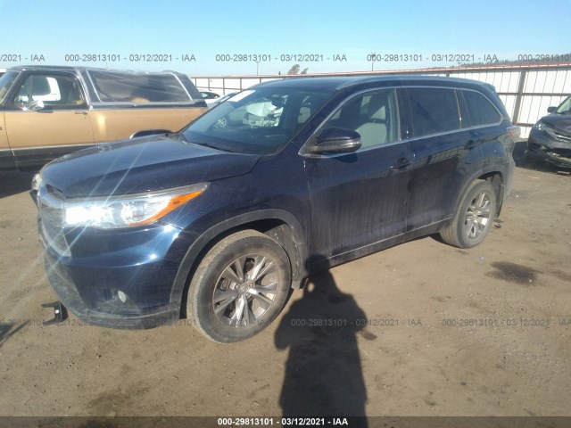 Photo 1 VIN: 5TDJKRFH2FS208399 - TOYOTA HIGHLANDER 