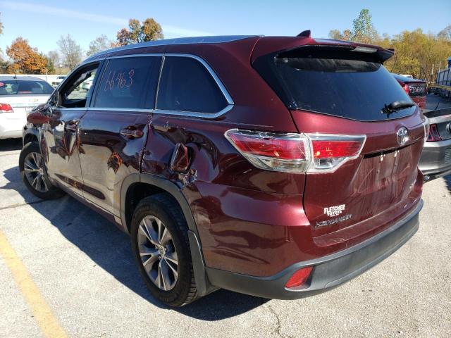 Photo 2 VIN: 5TDJKRFH2FS210248 - TOYOTA HIGHLANDER 