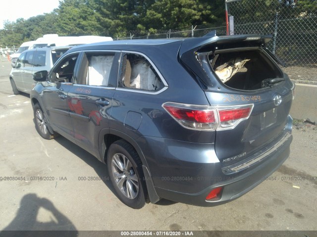 Photo 2 VIN: 5TDJKRFH2FS222660 - TOYOTA HIGHLANDER 