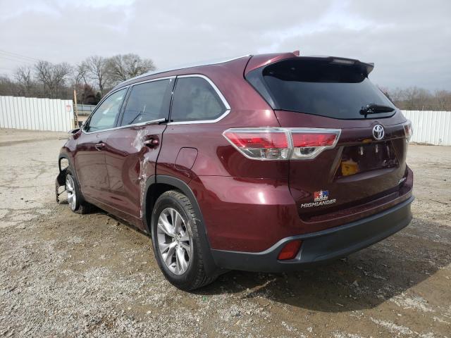 Photo 2 VIN: 5TDJKRFH2FS223954 - TOYOTA HIGHLANDER 