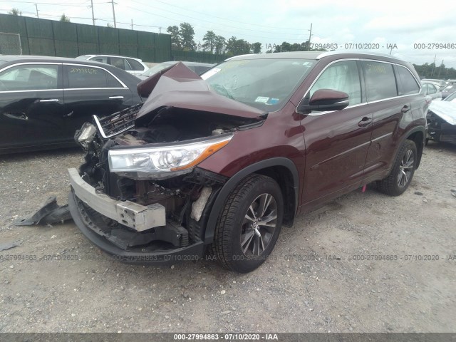 Photo 1 VIN: 5TDJKRFH2GS241467 - TOYOTA HIGHLANDER 