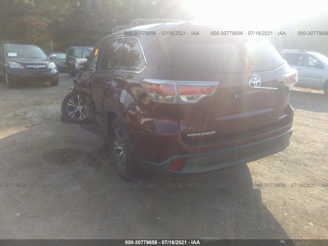 Photo 2 VIN: 5TDJKRFH2GS241758 - TOYOTA HIGHLANDER 