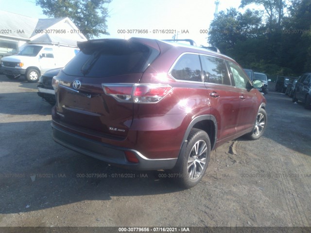 Photo 3 VIN: 5TDJKRFH2GS241758 - TOYOTA HIGHLANDER 