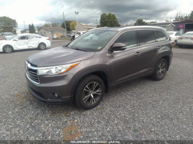 Photo 1 VIN: 5TDJKRFH2GS245146 - TOYOTA HIGHLANDER 