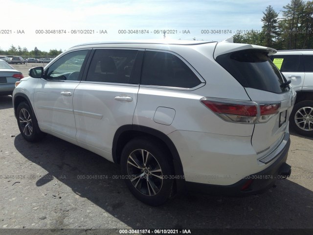 Photo 2 VIN: 5TDJKRFH2GS247351 - TOYOTA HIGHLANDER 