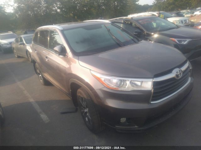 Photo 0 VIN: 5TDJKRFH2GS266661 - TOYOTA HIGHLANDER 