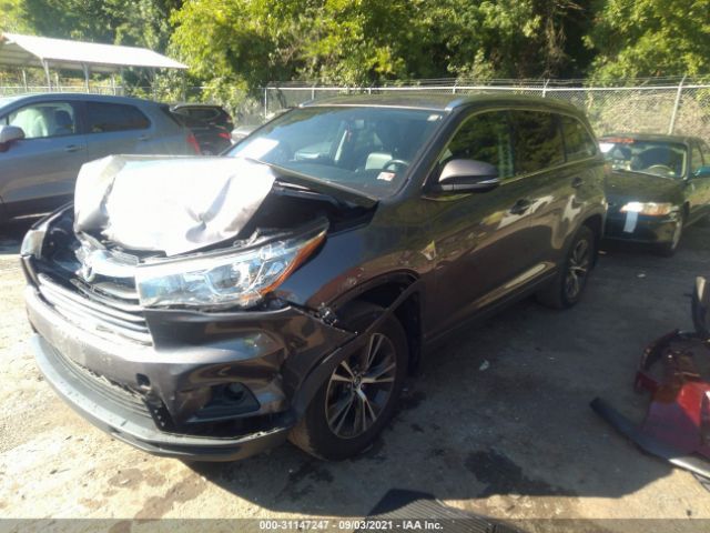 Photo 1 VIN: 5TDJKRFH2GS268829 - TOYOTA HIGHLANDER 