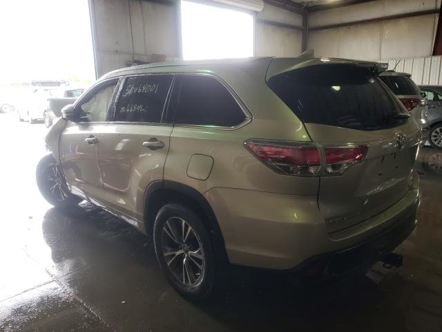 Photo 2 VIN: 5TDJKRFH2GS326809 - TOYOTA HIGHLANDER 