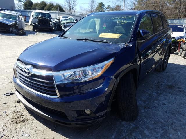 Photo 1 VIN: 5TDJKRFH2GS331606 - TOYOTA HIGHLANDER 