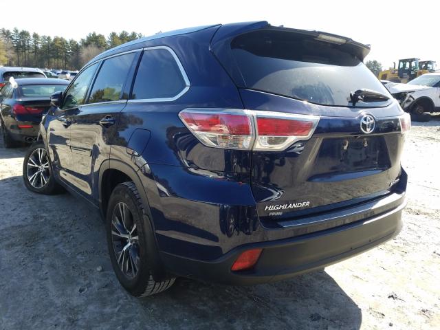 Photo 2 VIN: 5TDJKRFH2GS331606 - TOYOTA HIGHLANDER 