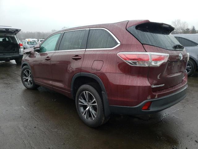 Photo 1 VIN: 5TDJKRFH2GS351435 - TOYOTA HIGHLANDER 