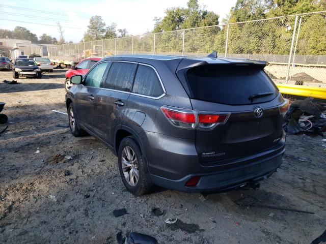 Photo 2 VIN: 5TDJKRFH3ES005052 - TOYOTA HIGHLANDER 