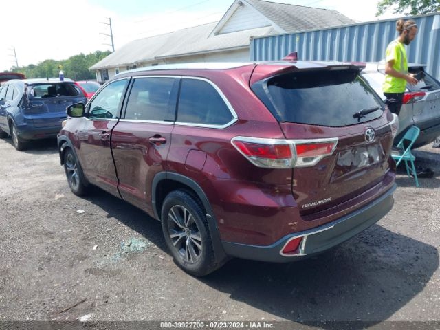 Photo 2 VIN: 5TDJKRFH3GS254017 - TOYOTA HIGHLANDER 