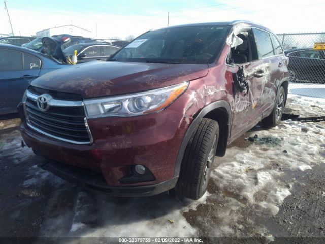 Photo 1 VIN: 5TDJKRFH3GS291388 - TOYOTA HIGHLANDER 