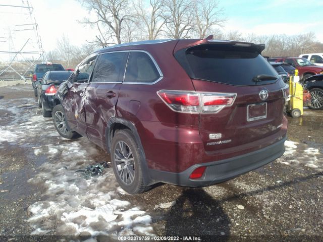 Photo 2 VIN: 5TDJKRFH3GS291388 - TOYOTA HIGHLANDER 