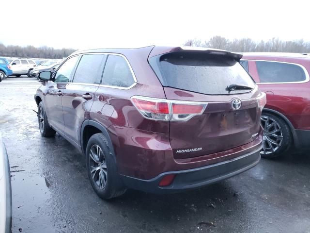 Photo 2 VIN: 5TDJKRFH3GS332473 - TOYOTA HIGHLANDER 