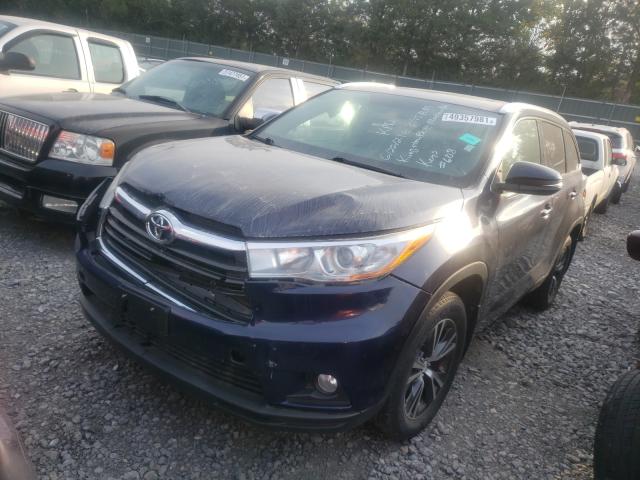 Photo 1 VIN: 5TDJKRFH3GS346616 - TOYOTA HIGHLANDER 