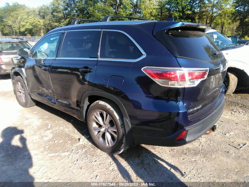 Photo 2 VIN: 5TDJKRFH4FS213491 - TOYOTA HIGHLANDER 