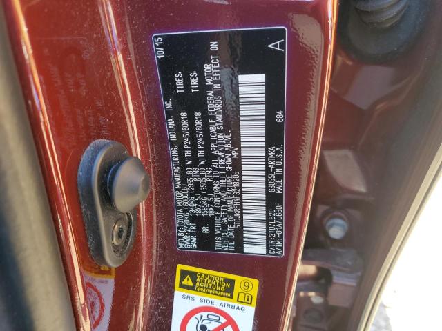 Photo 13 VIN: 5TDJKRFH4FS218206 - TOYOTA HIGHLANDER 