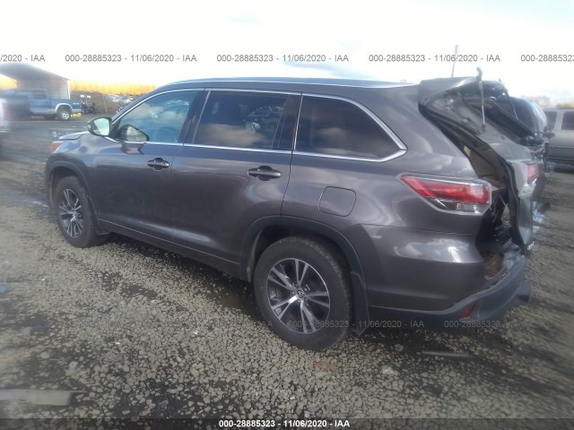 Photo 2 VIN: 5TDJKRFH4GS232866 - TOYOTA HIGHLANDER 