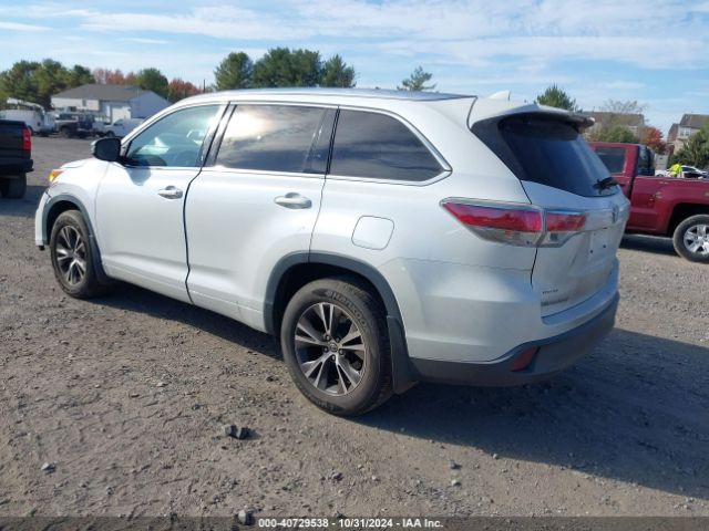 Photo 2 VIN: 5TDJKRFH4GS249280 - TOYOTA HIGHLANDER 