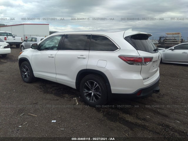 Photo 2 VIN: 5TDJKRFH4GS258514 - TOYOTA HIGHLANDER 