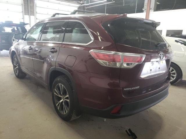 Photo 2 VIN: 5TDJKRFH4GS290041 - TOYOTA HIGHLANDER 