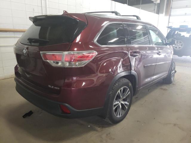 Photo 3 VIN: 5TDJKRFH4GS290041 - TOYOTA HIGHLANDER 