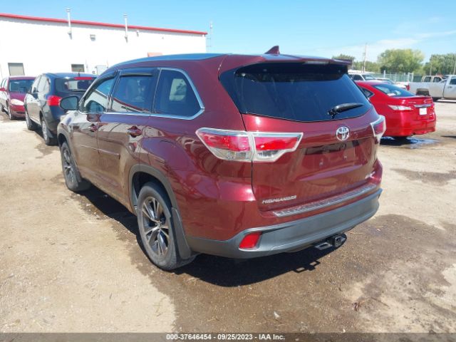 Photo 2 VIN: 5TDJKRFH4GS341828 - TOYOTA HIGHLANDER 