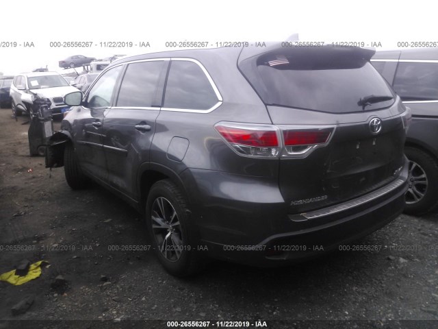 Photo 2 VIN: 5TDJKRFH4GS349668 - TOYOTA HIGHLANDER 