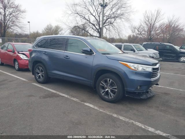 Photo 0 VIN: 5TDJKRFH4GS502548 - TOYOTA HIGHLANDER 