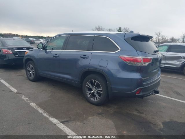 Photo 2 VIN: 5TDJKRFH4GS502548 - TOYOTA HIGHLANDER 