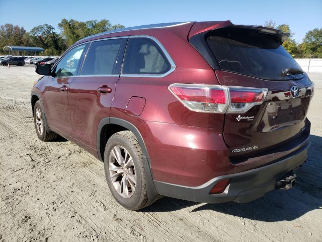 Photo 2 VIN: 5TDJKRFH5FS193607 - TOYOTA HIGHLANDER 