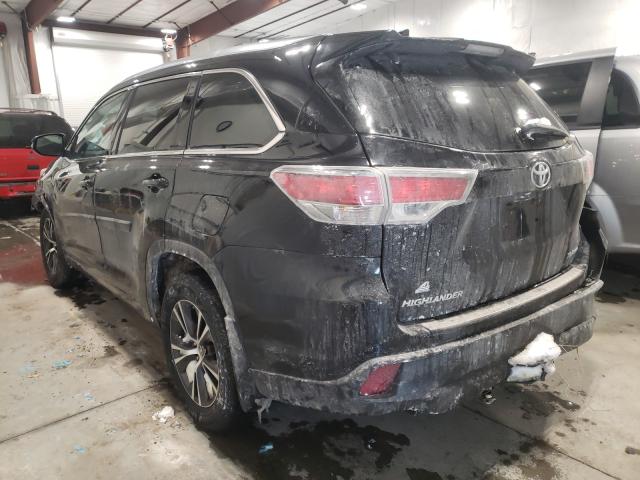 Photo 2 VIN: 5TDJKRFH5GS234707 - TOYOTA HIGHLANDER 