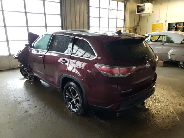 Photo 2 VIN: 5TDJKRFH5GS242208 - TOYOTA HIGHLANDER 